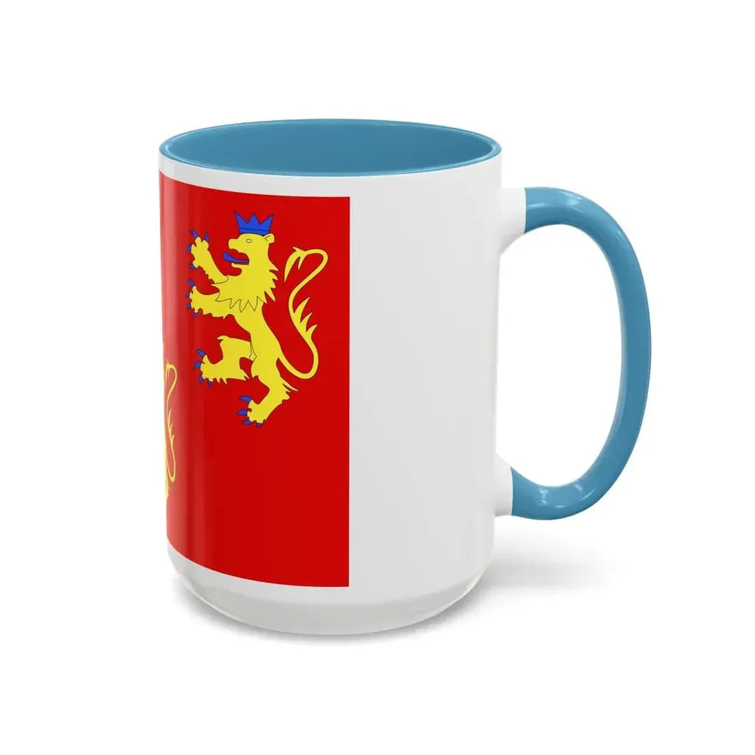 Flag of Dordogne France 2 - Accent Coffee Mug - Go Mug Yourself