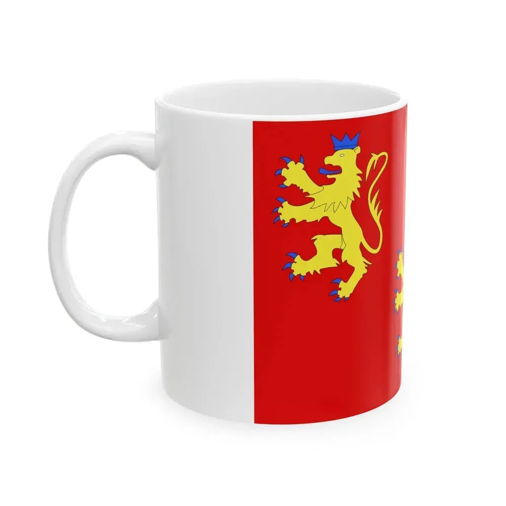 Flag of Dordogne France 2 - White Coffee Mug - Go Mug Yourself
