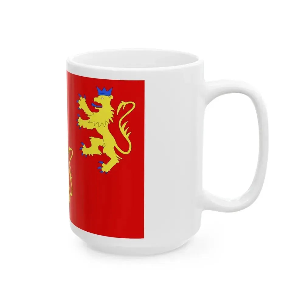 Flag of Dordogne France 2 - White Coffee Mug - Go Mug Yourself