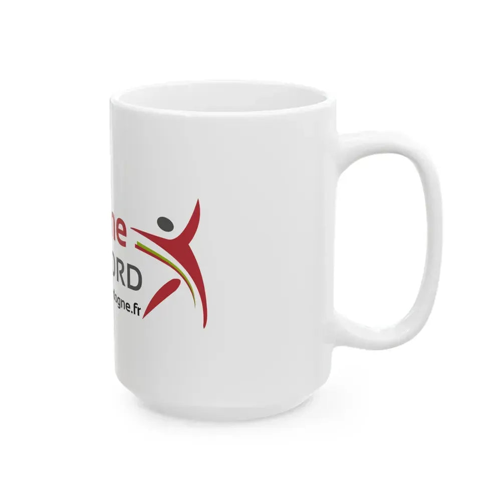Flag of Dordogne France - White Coffee Mug - Go Mug Yourself