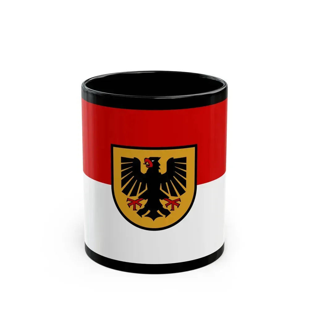 Flag of Dortmund Germany - Black Coffee Mug 11oz - Go Mug Yourself