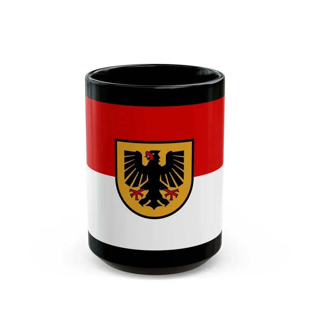 Flag of Dortmund Germany - Black Coffee Mug 15oz - Go Mug Yourself