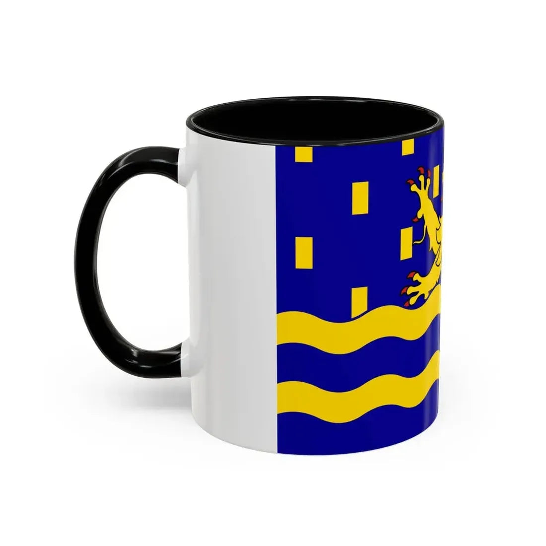 Flag of Doubs France 2 - Accent Coffee Mug - Go Mug Yourself
