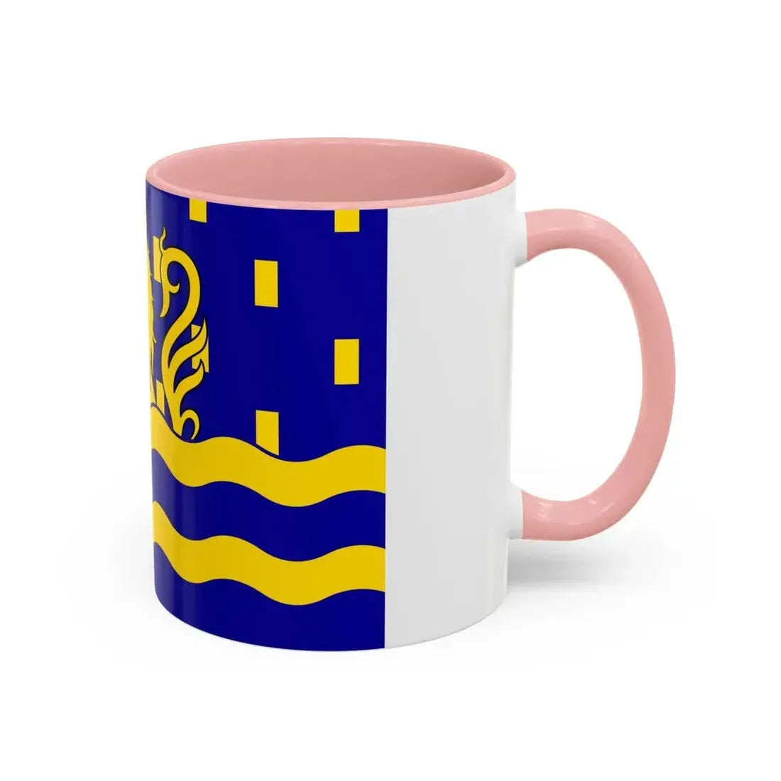 Flag of Doubs France 2 - Accent Coffee Mug - Go Mug Yourself