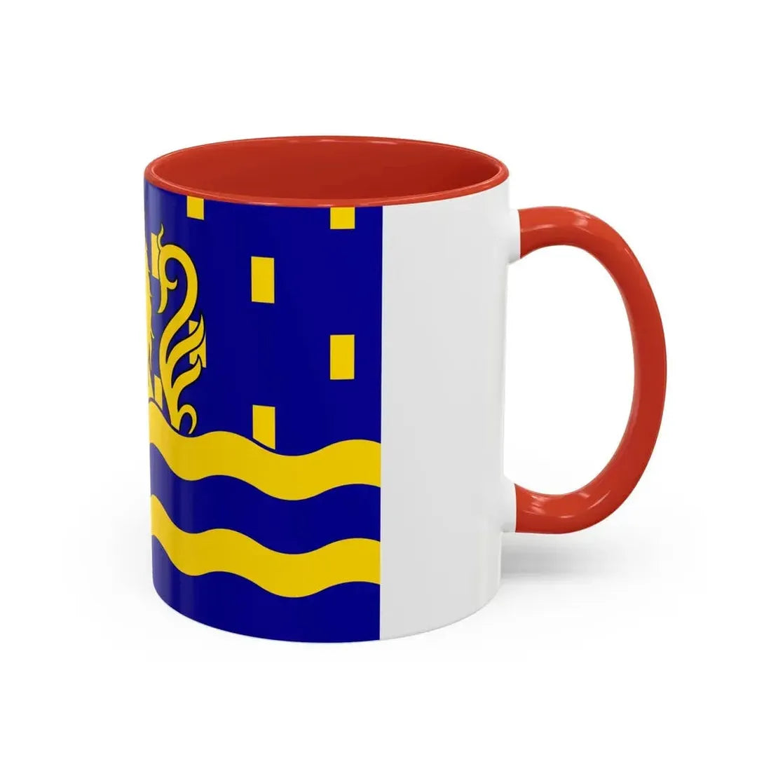 Flag of Doubs France 2 - Accent Coffee Mug - Go Mug Yourself