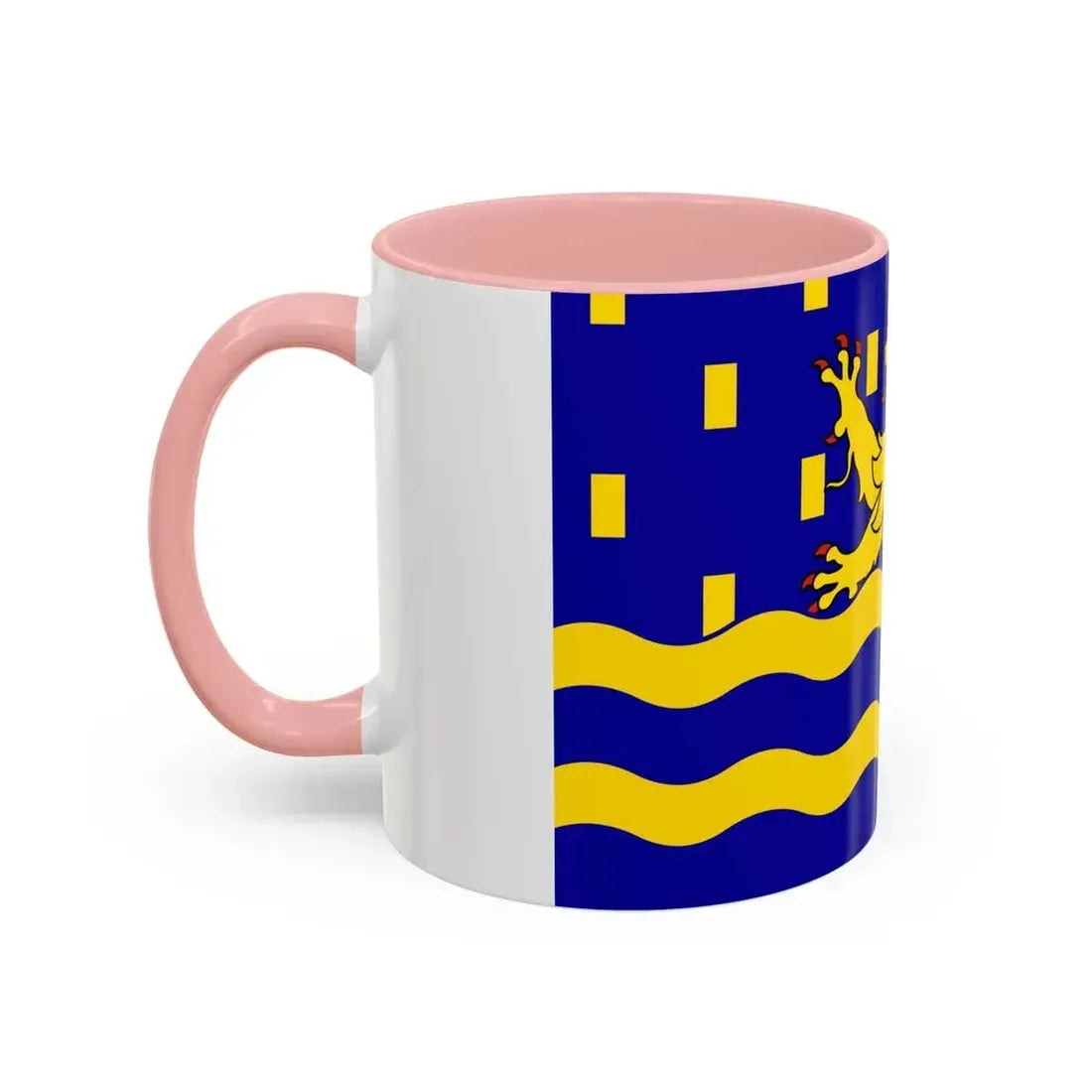 Flag of Doubs France 2 - Accent Coffee Mug - Go Mug Yourself