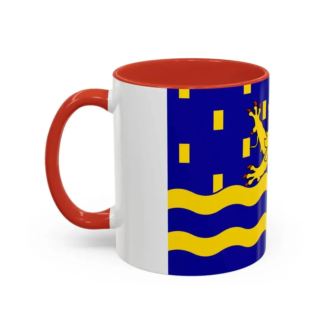 Flag of Doubs France 2 - Accent Coffee Mug - Go Mug Yourself
