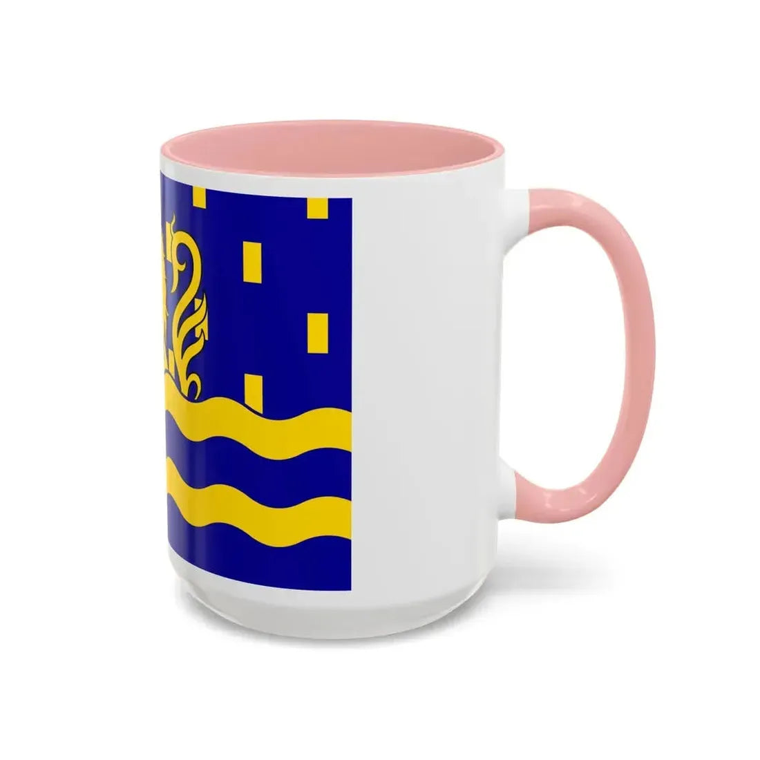 Flag of Doubs France 2 - Accent Coffee Mug - Go Mug Yourself