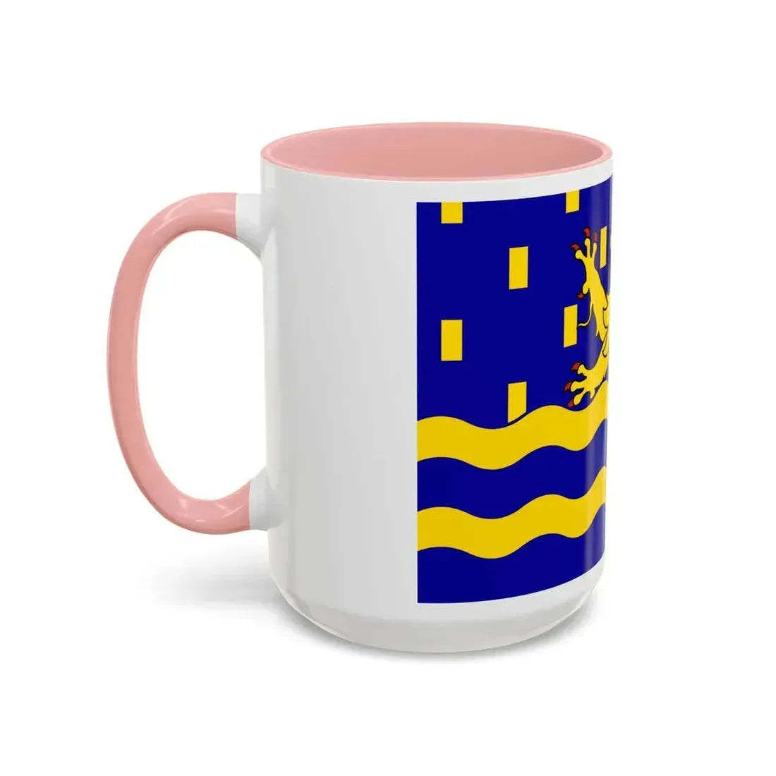 Flag of Doubs France 2 - Accent Coffee Mug - Go Mug Yourself