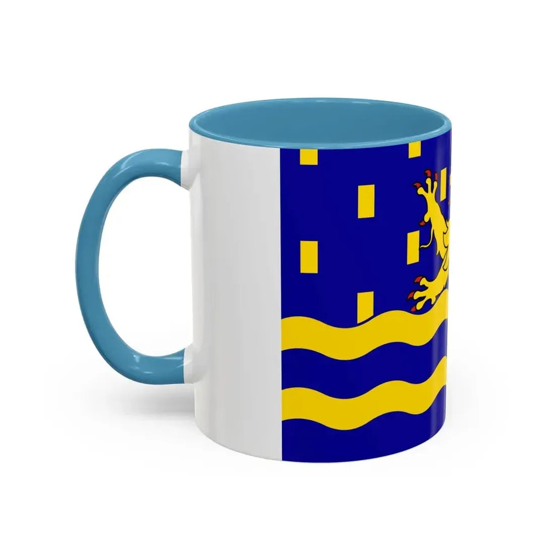 Flag of Doubs France 2 - Accent Coffee Mug - Go Mug Yourself