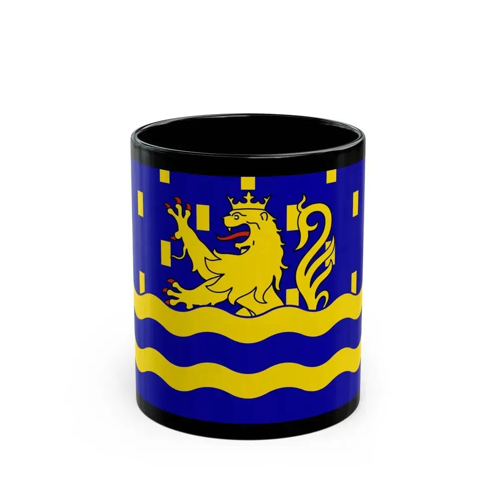 Flag of Doubs France 2 - Black Coffee Mug 11oz - Go Mug Yourself