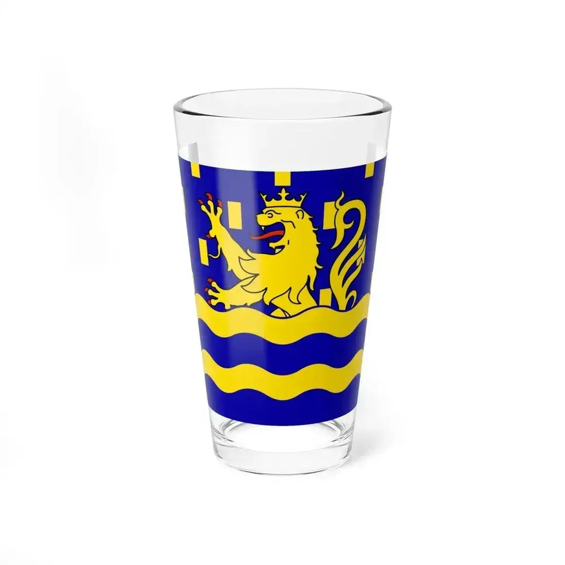 Flag of Doubs France 2 - Pint Glass 16oz 16oz - Go Mug Yourself