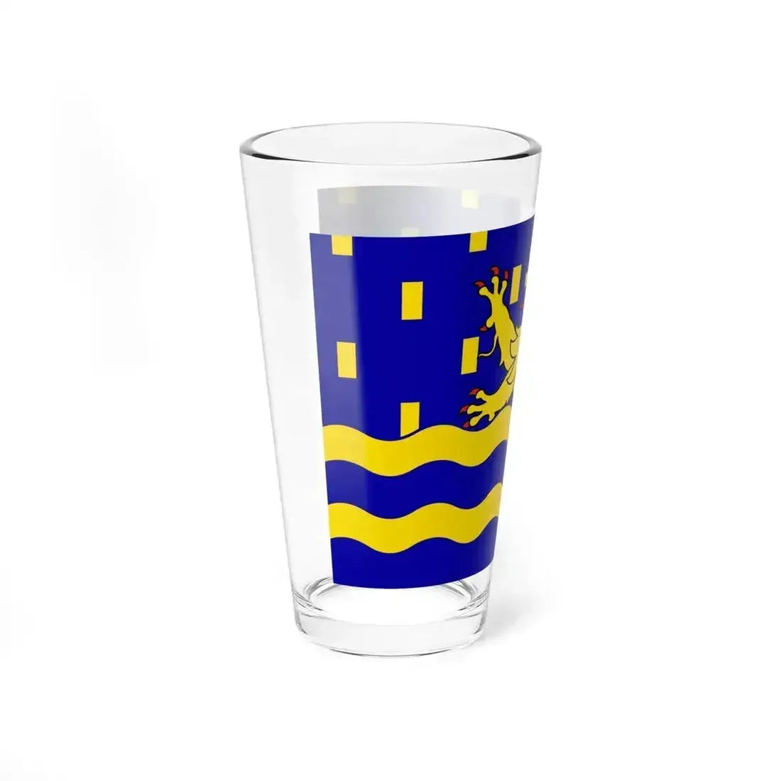 Flag of Doubs France 2 - Pint Glass 16oz - Go Mug Yourself