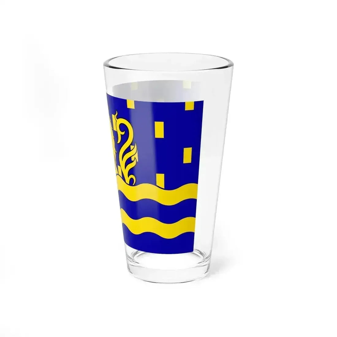 Flag of Doubs France 2 - Pint Glass 16oz - Go Mug Yourself