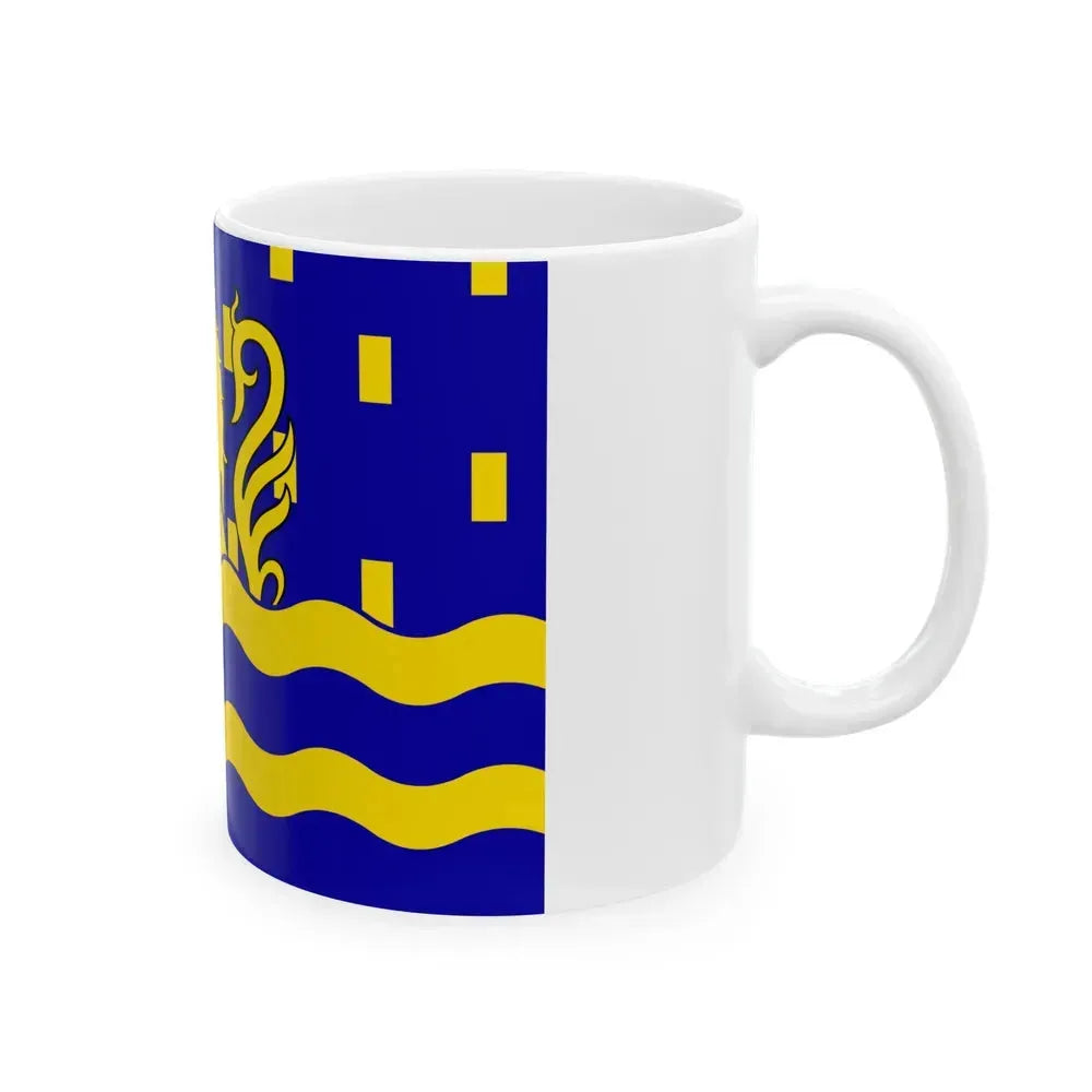 Flag of Doubs France 2 - White Coffee Mug - Go Mug Yourself