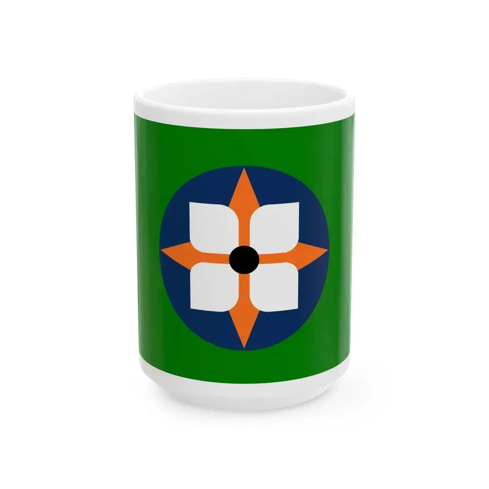 Flag of Dowagiac Michigan (United States) White Coffee Mug 15oz - Go Mug Yourself