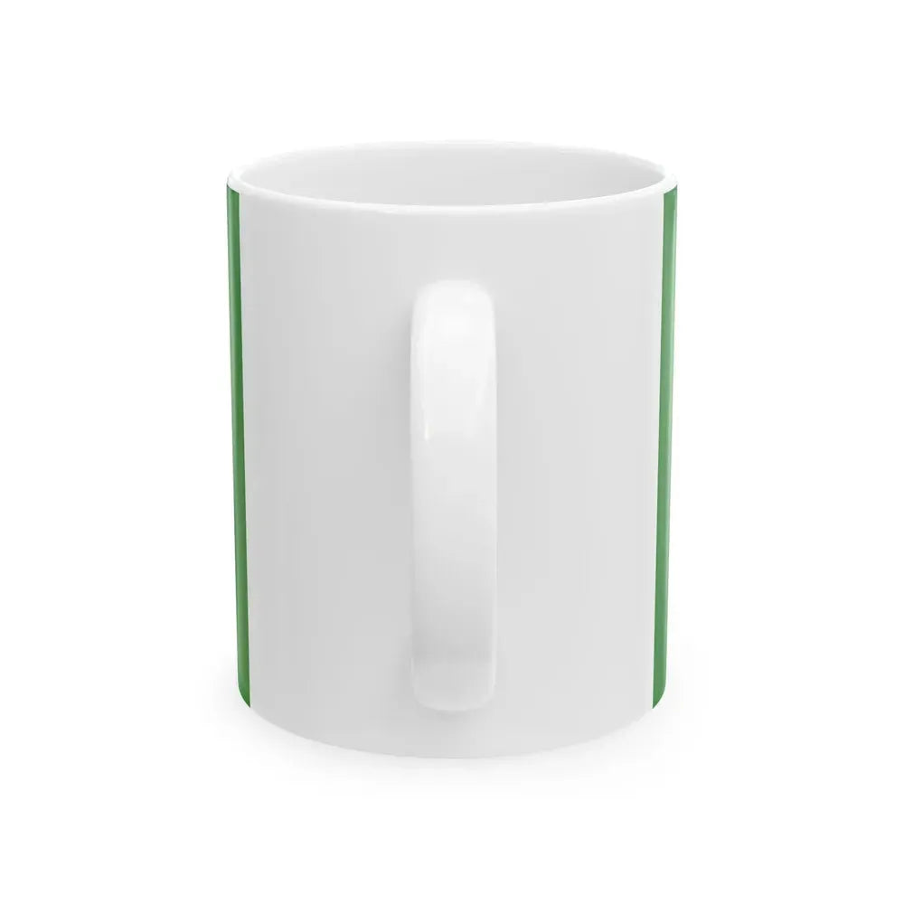 Flag of Dowagiac Michigan (United States) White Coffee Mug - Go Mug Yourself