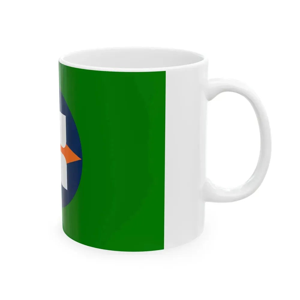 Flag of Dowagiac Michigan (United States) White Coffee Mug - Go Mug Yourself