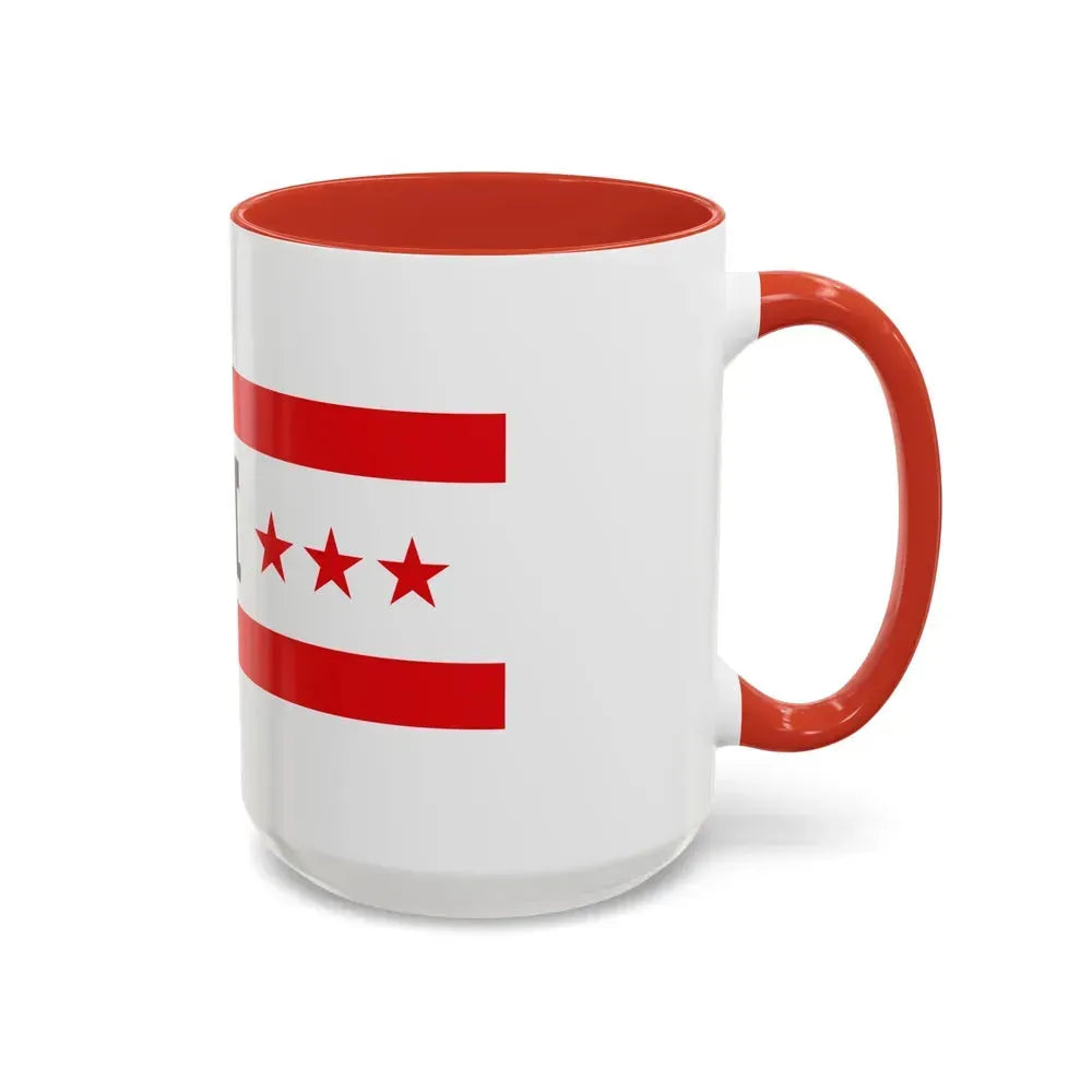 Flag of Drenthe Netherlands - Accent Coffee Mug - Go Mug Yourself