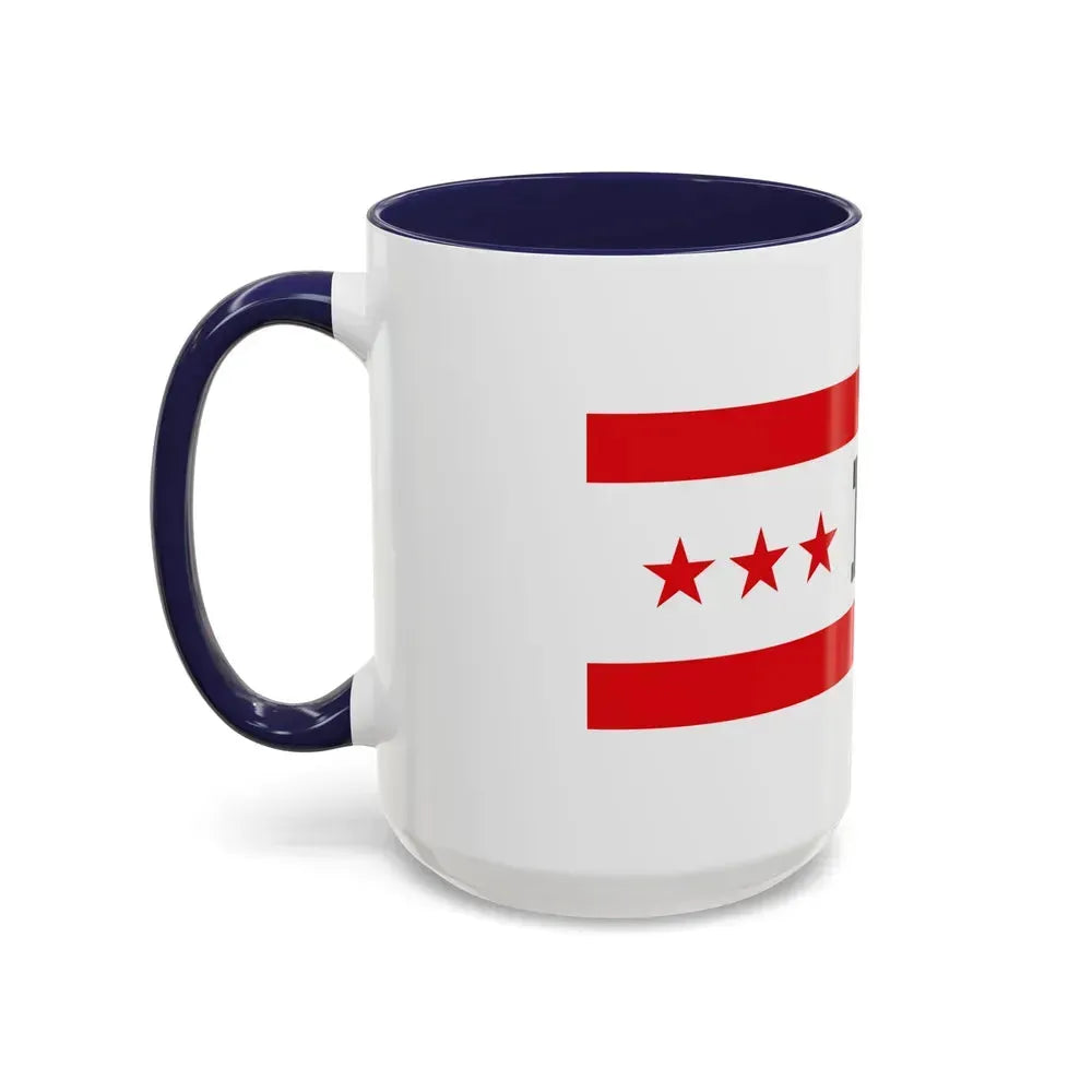 Flag of Drenthe Netherlands - Accent Coffee Mug - Go Mug Yourself