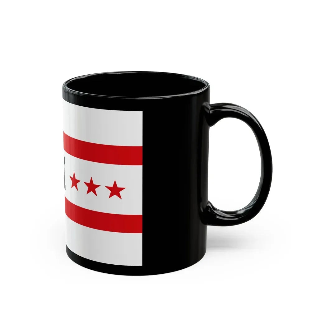 Flag of Drenthe Netherlands - Black Coffee Mug - Go Mug Yourself