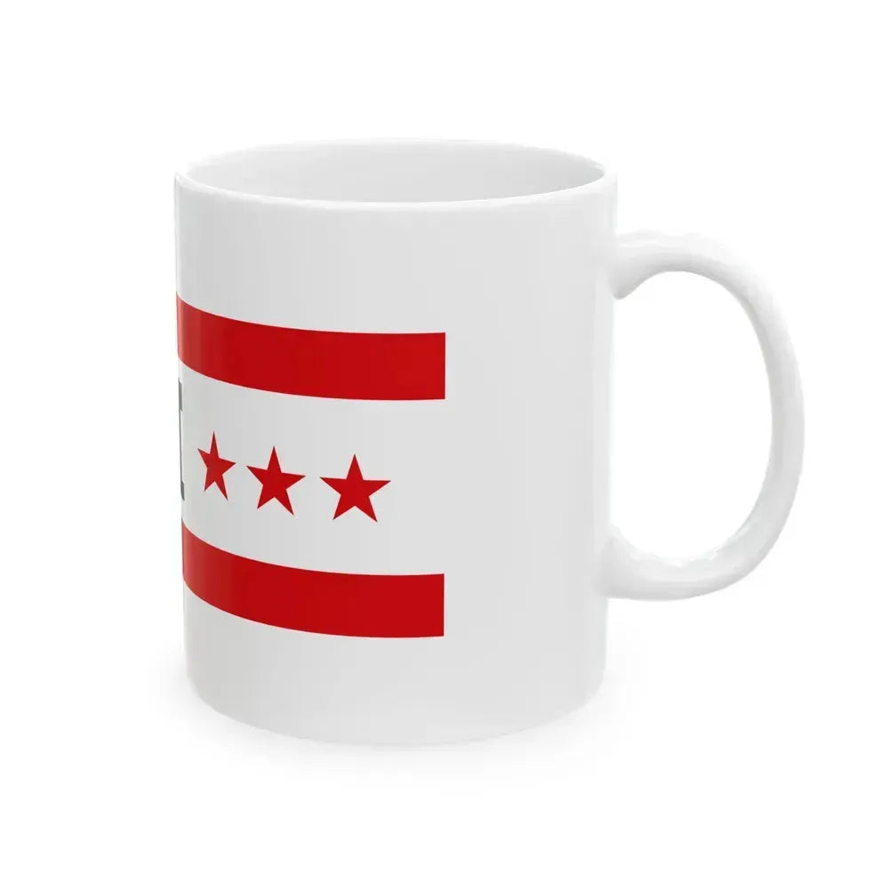 Flag of Drenthe Netherlands - White Coffee Mug - Go Mug Yourself