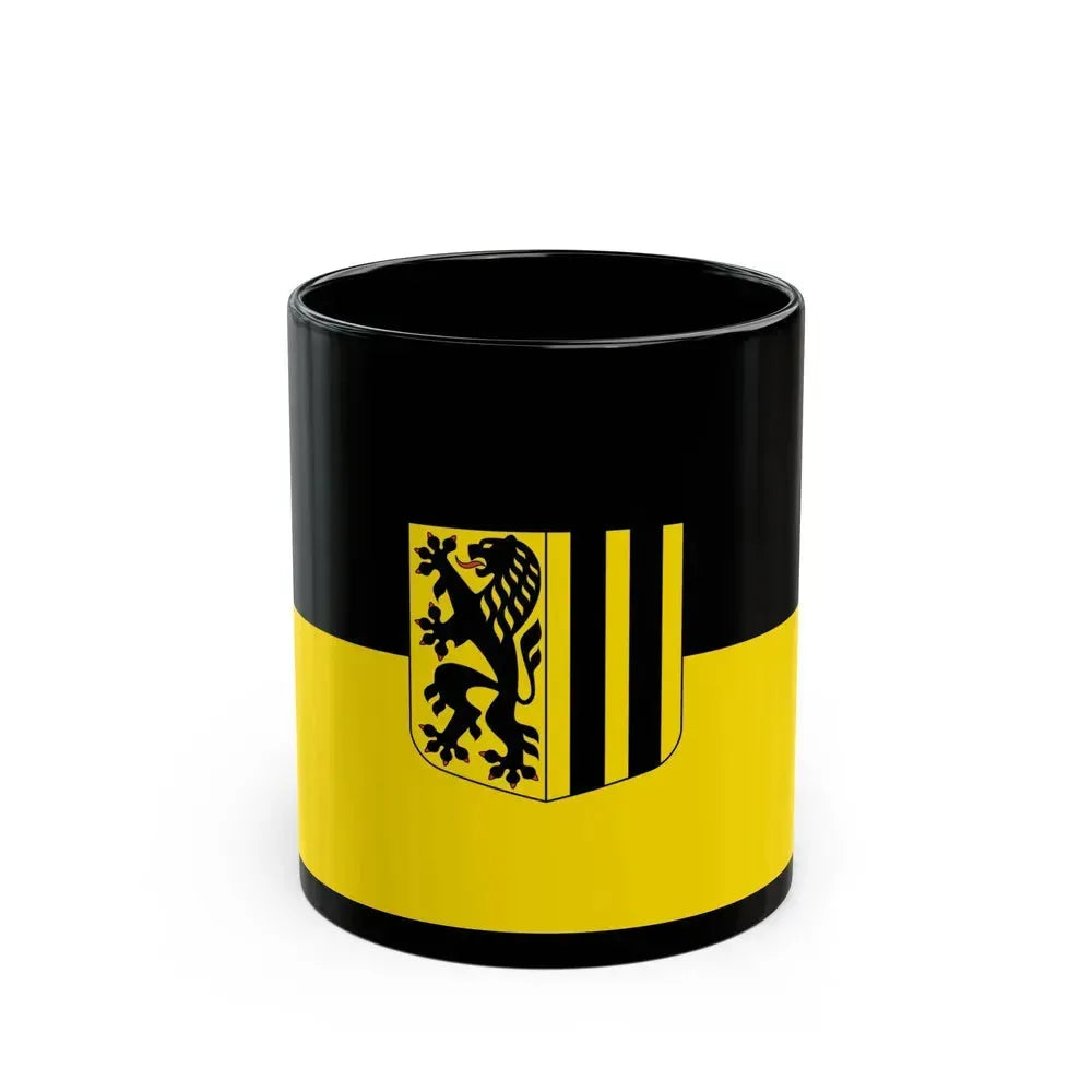 Flag of Dresden Germany - Black Coffee Mug 11oz - Go Mug Yourself