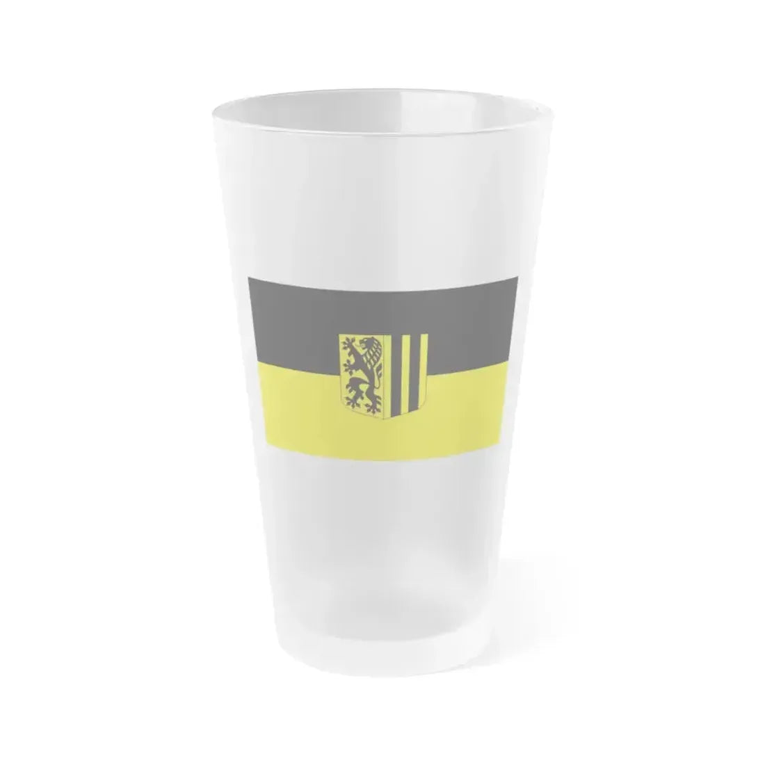 Flag of Dresden Germany - Frosted Pint Glass 16oz 16oz Frosted - Go Mug Yourself