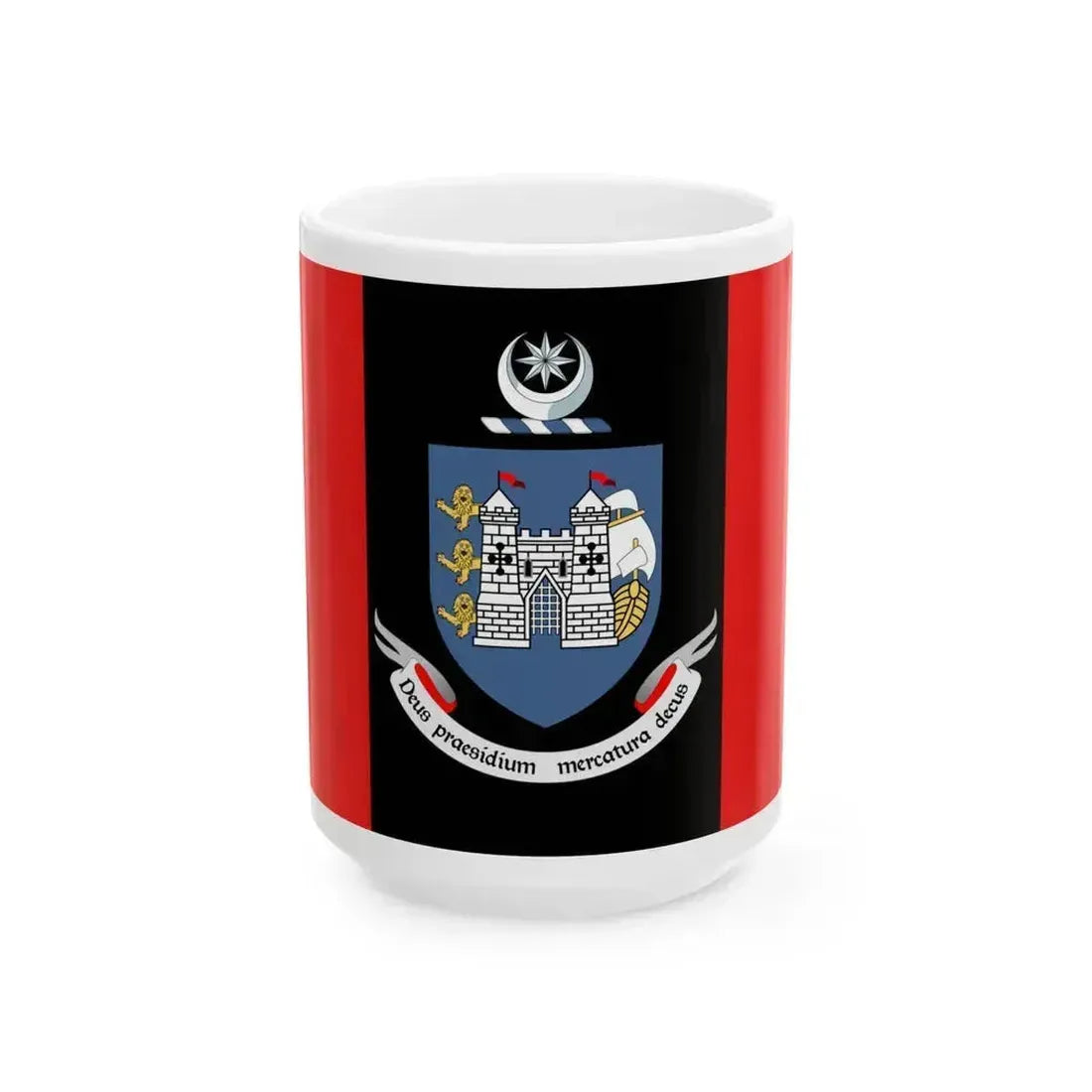 Flag of Drogheda Ireland - White Coffee Mug 15oz - Go Mug Yourself