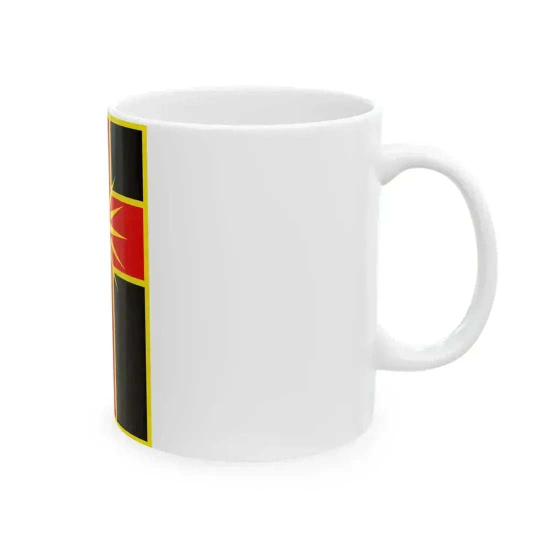 Flag of Drugovo Municipality North Macedonia (North Macedonia) White Coffee Mug - Go Mug Yourself