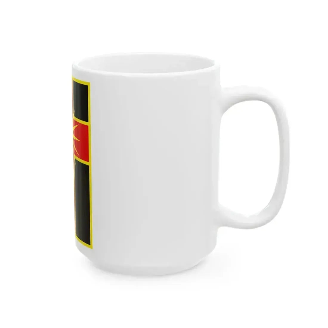 Flag of Drugovo Municipality North Macedonia (North Macedonia) White Coffee Mug - Go Mug Yourself