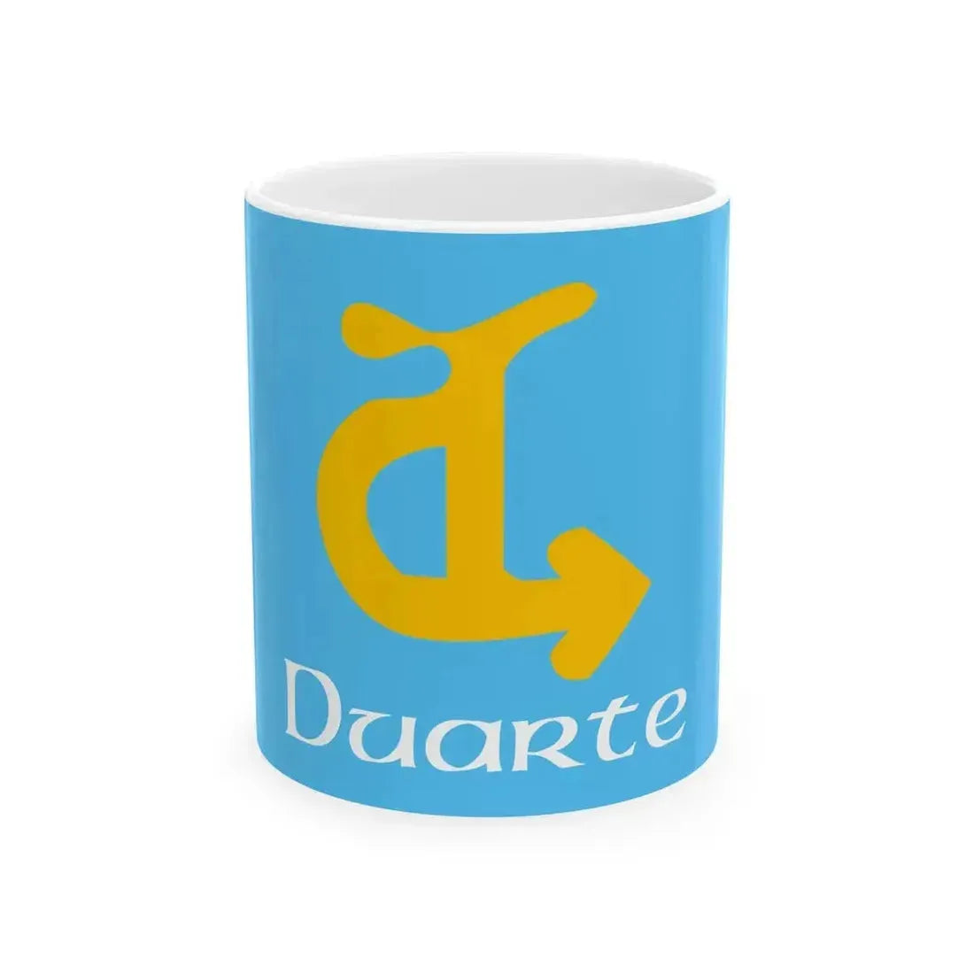 Flag of Duarte California (United States) White Coffee Mug 11oz - Go Mug Yourself