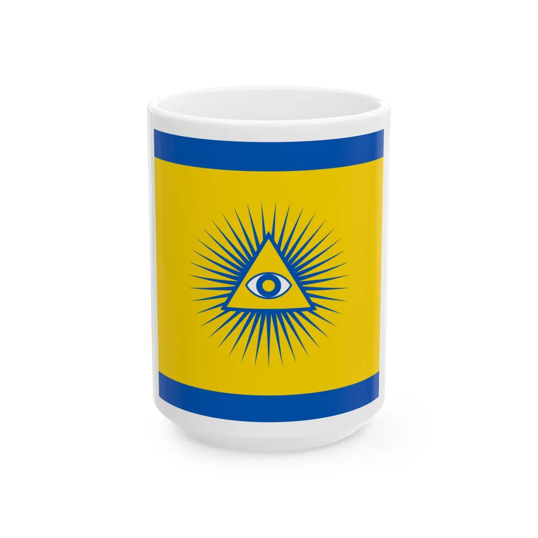 Flag of Dubliany (Ukraine) White Coffee Mug 15oz - Go Mug Yourself