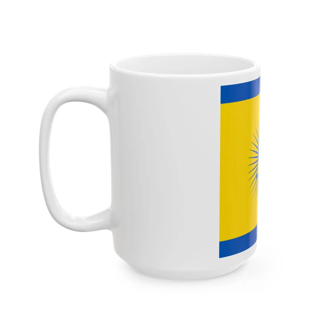 Flag of Dubliany (Ukraine) White Coffee Mug - Go Mug Yourself