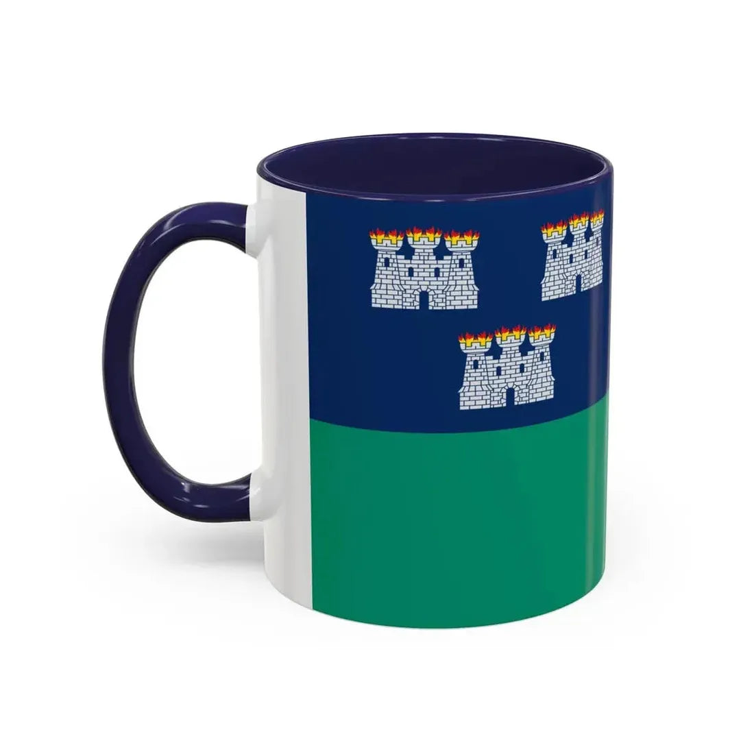 Flag of Dublin City Ireland - Accent Coffee Mug - Go Mug Yourself