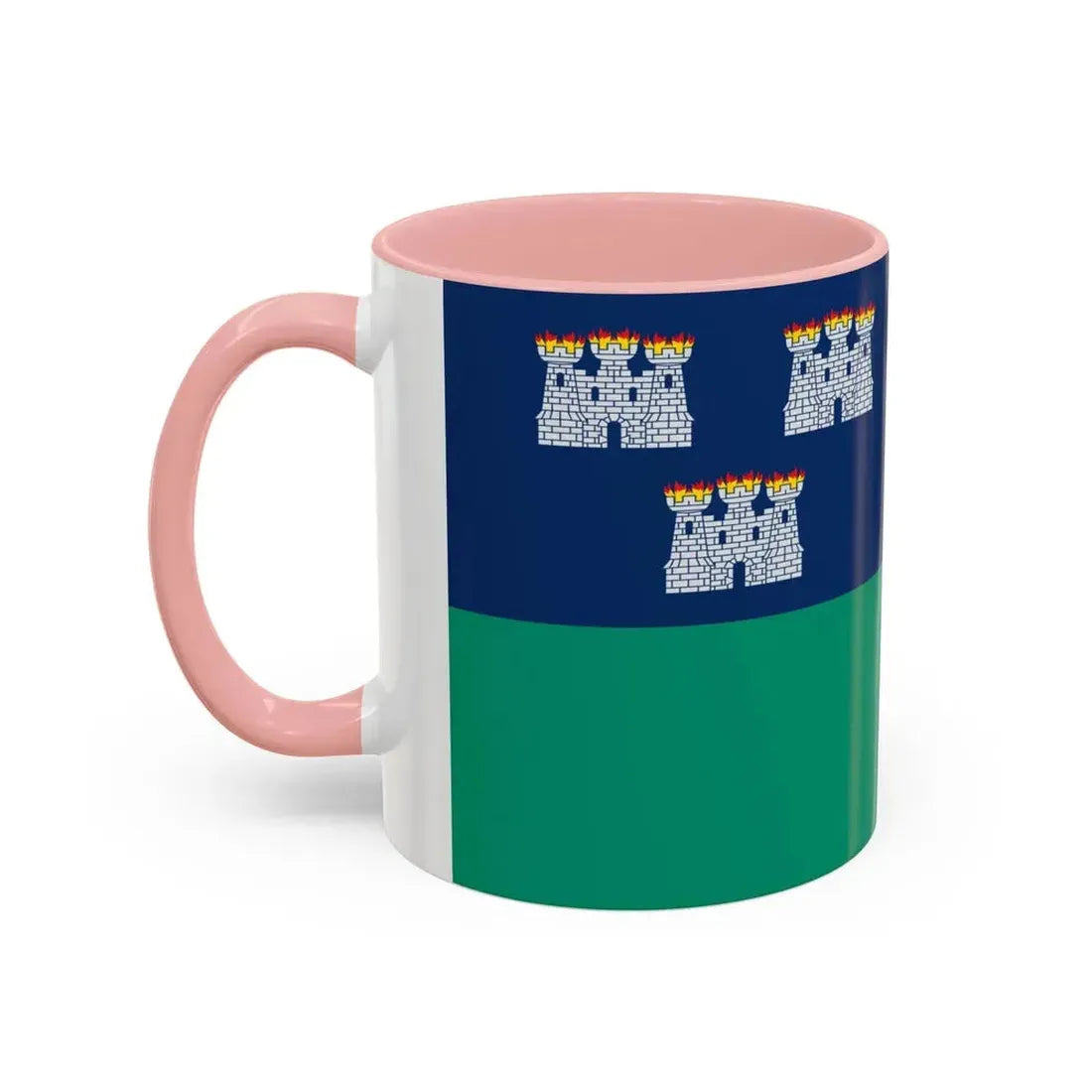 Flag of Dublin City Ireland - Accent Coffee Mug - Go Mug Yourself