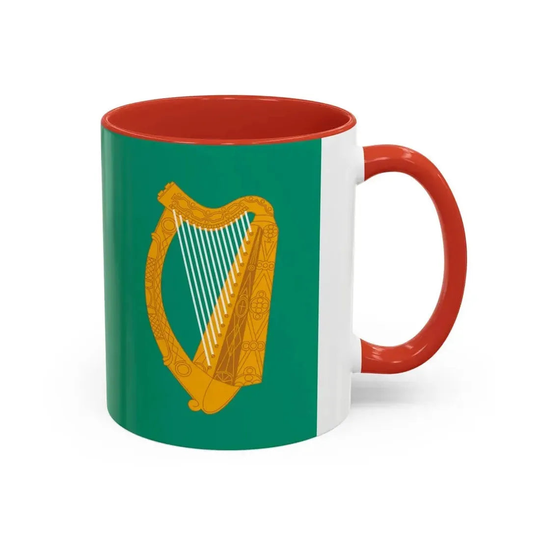 Flag of Dublin City Ireland - Accent Coffee Mug - Go Mug Yourself