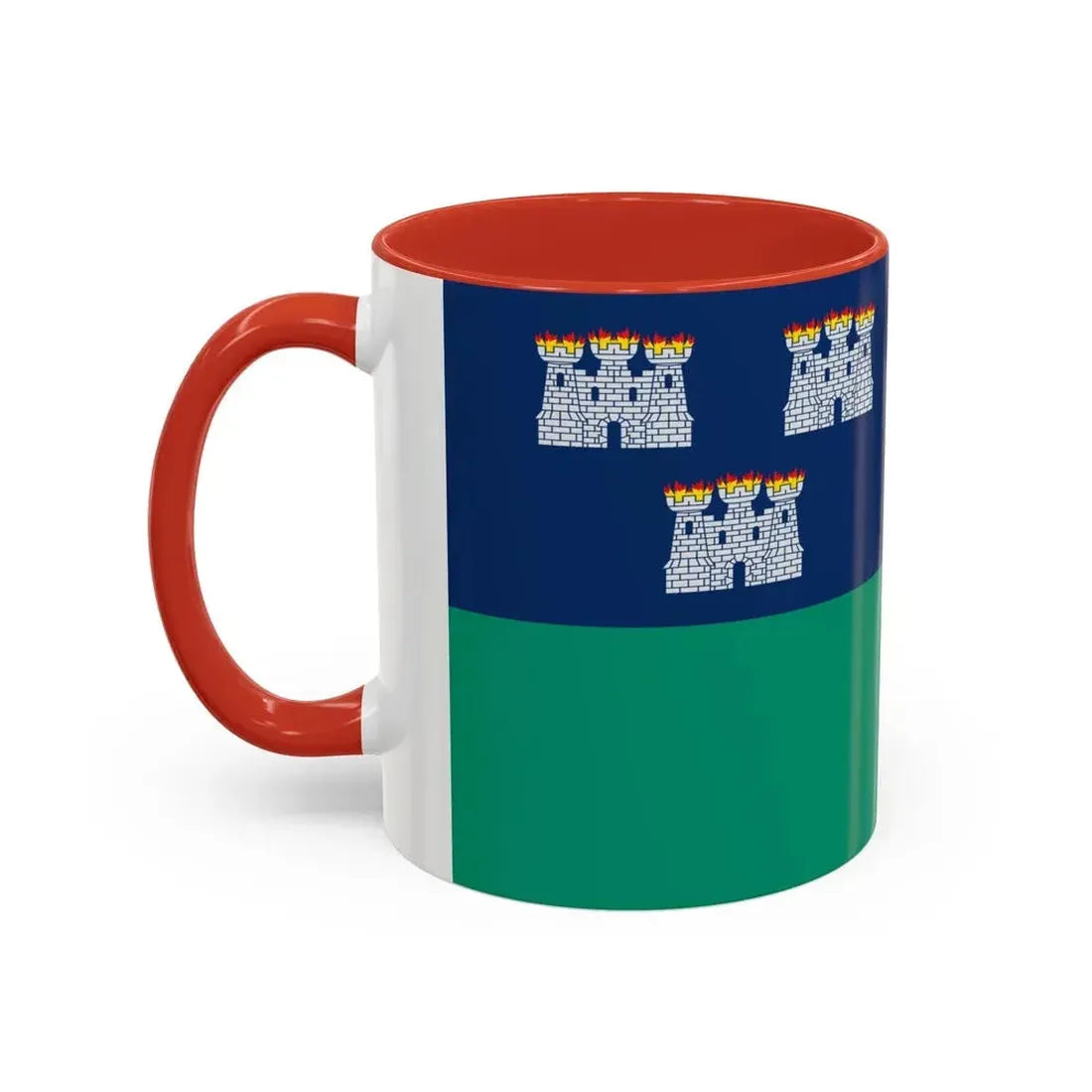 Flag of Dublin City Ireland - Accent Coffee Mug - Go Mug Yourself