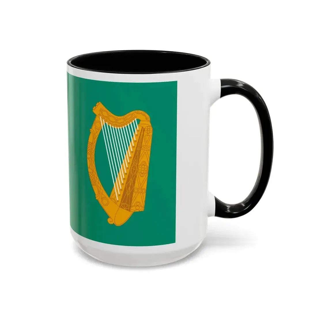 Flag of Dublin City Ireland - Accent Coffee Mug - Go Mug Yourself