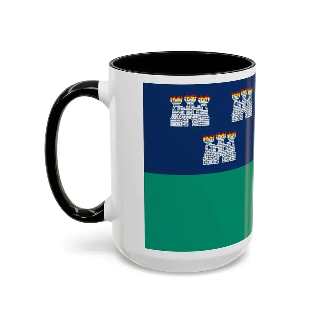 Flag of Dublin City Ireland - Accent Coffee Mug - Go Mug Yourself