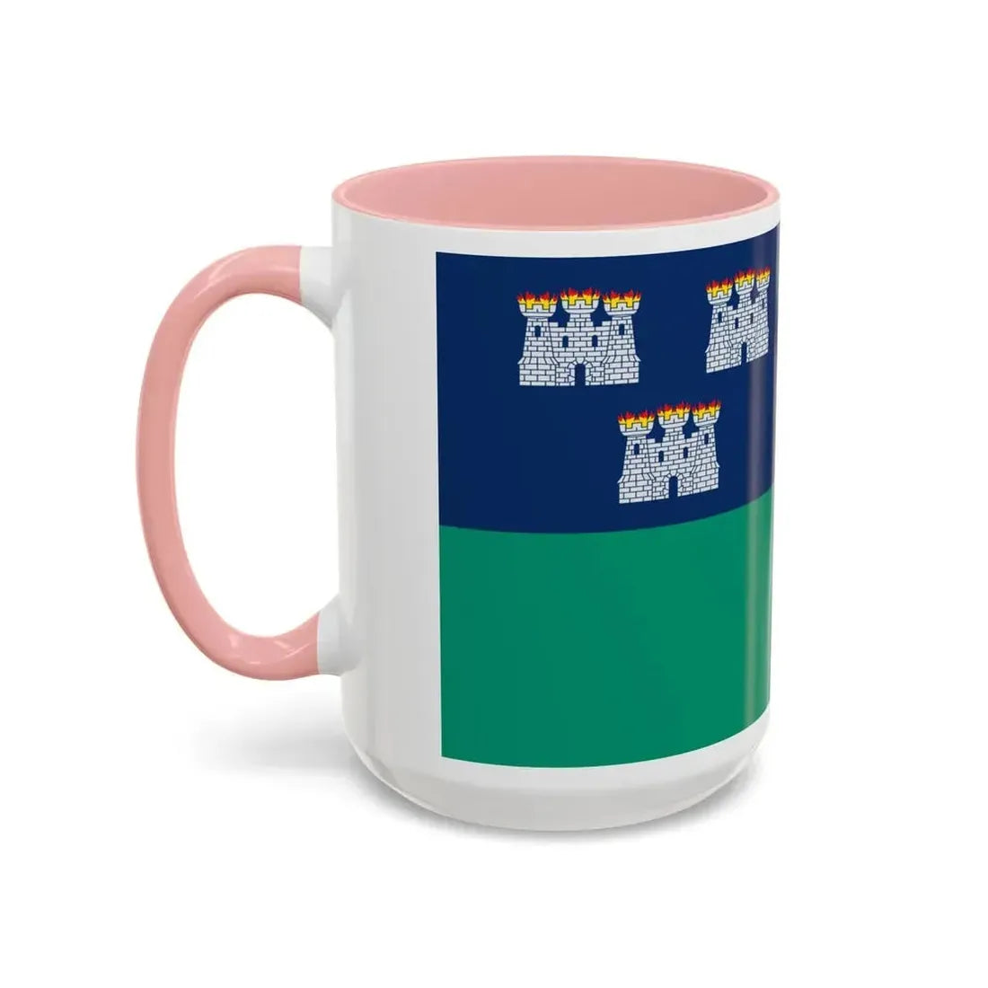 Flag of Dublin City Ireland - Accent Coffee Mug - Go Mug Yourself