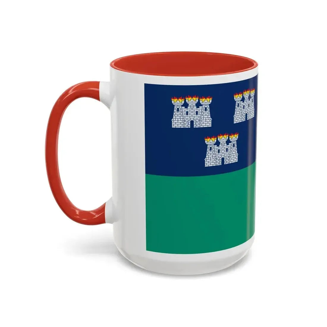 Flag of Dublin City Ireland - Accent Coffee Mug - Go Mug Yourself