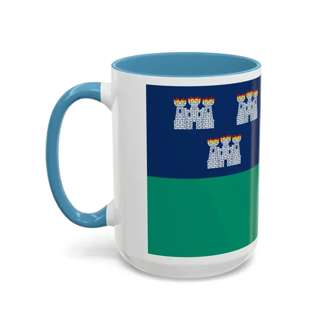 Flag of Dublin City Ireland - Accent Coffee Mug - Go Mug Yourself