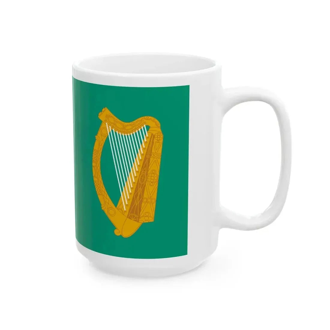 Flag of Dublin City Ireland - White Coffee Mug - Go Mug Yourself