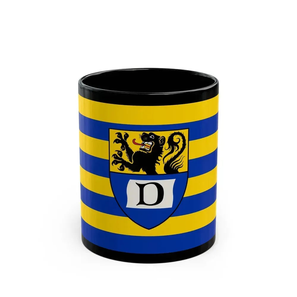 Flag of Dueren Germany - Black Coffee Mug 11oz - Go Mug Yourself