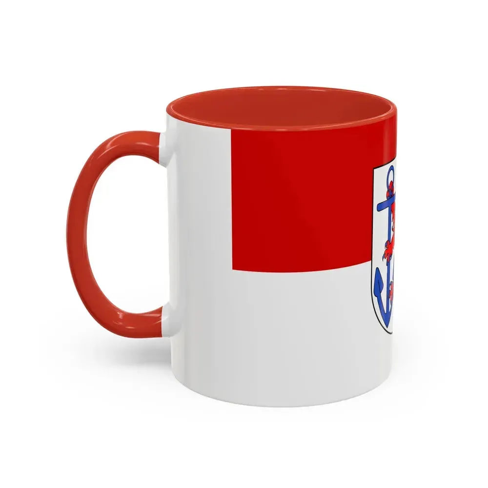 Flag of Duesseldorf Germany - Accent Coffee Mug - Go Mug Yourself