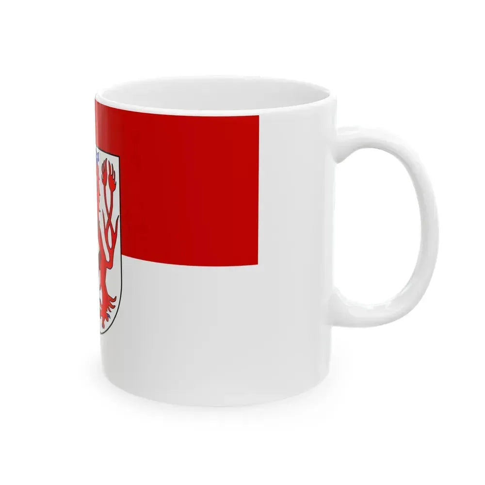 Flag of Duesseldorf Germany - White Coffee Mug - Go Mug Yourself