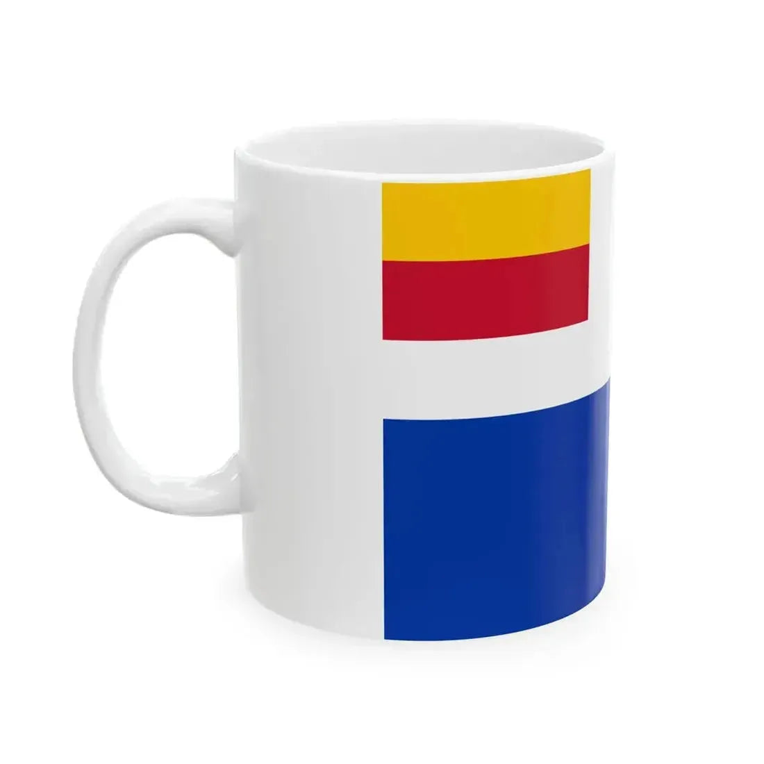 Flag of Duiven (Netherlands) White Coffee Mug - Go Mug Yourself