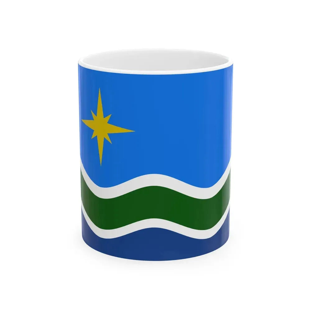 Flag of Duluth Minnesota (United States) White Coffee Mug 11oz - Go Mug Yourself