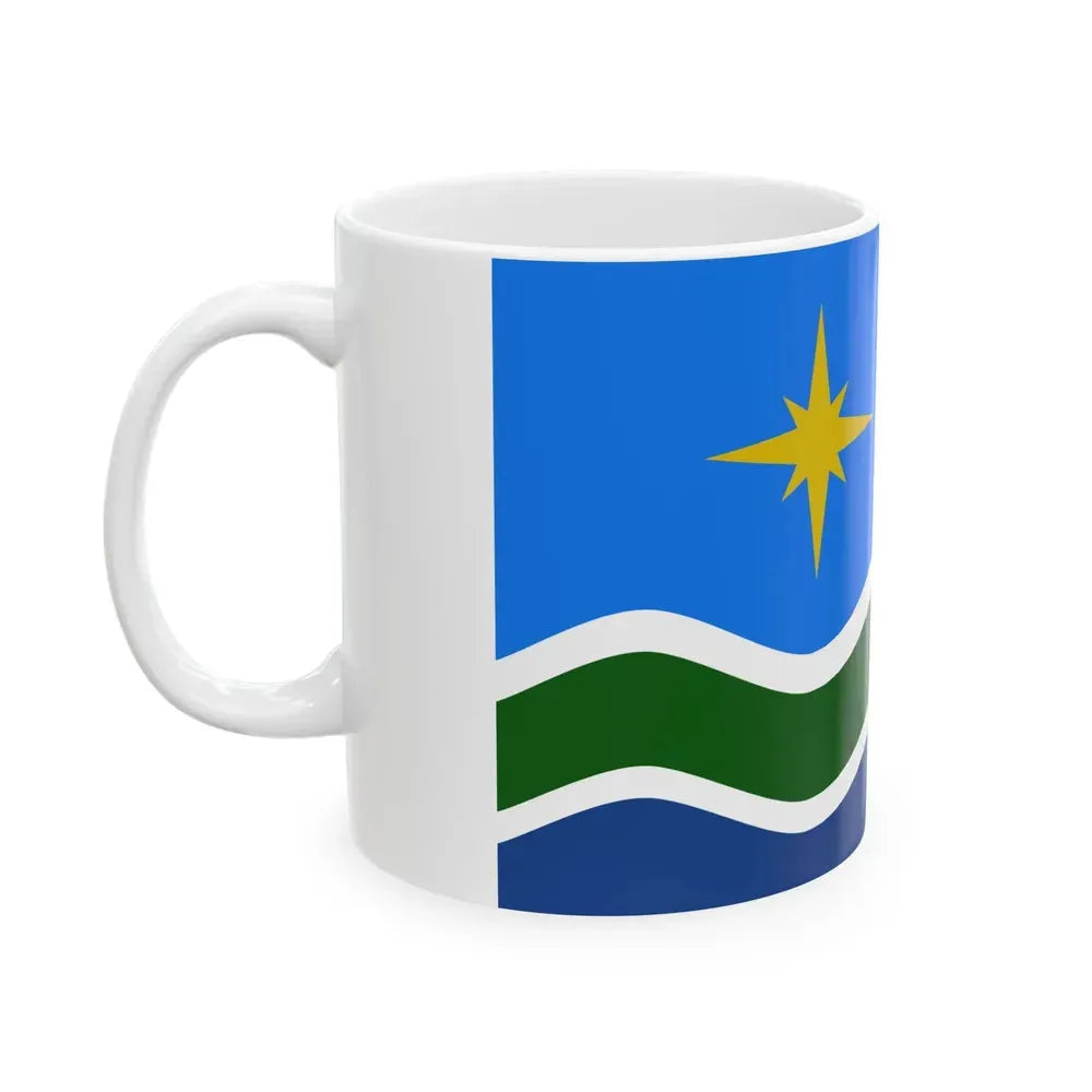 Flag of Duluth Minnesota (United States) White Coffee Mug - Go Mug Yourself